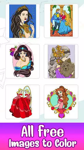 Play Princess Glitter Color by Number:Oil Painting Book  and enjoy Princess Glitter Color by Number:Oil Painting Book with UptoPlay