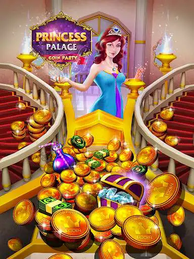 Play Princess Gold Coin Dozer Party  and enjoy Princess Gold Coin Dozer Party with UptoPlay