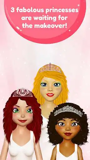 Play Princess Hair  Makeup Salon as an online game Princess Hair  Makeup Salon with UptoPlay