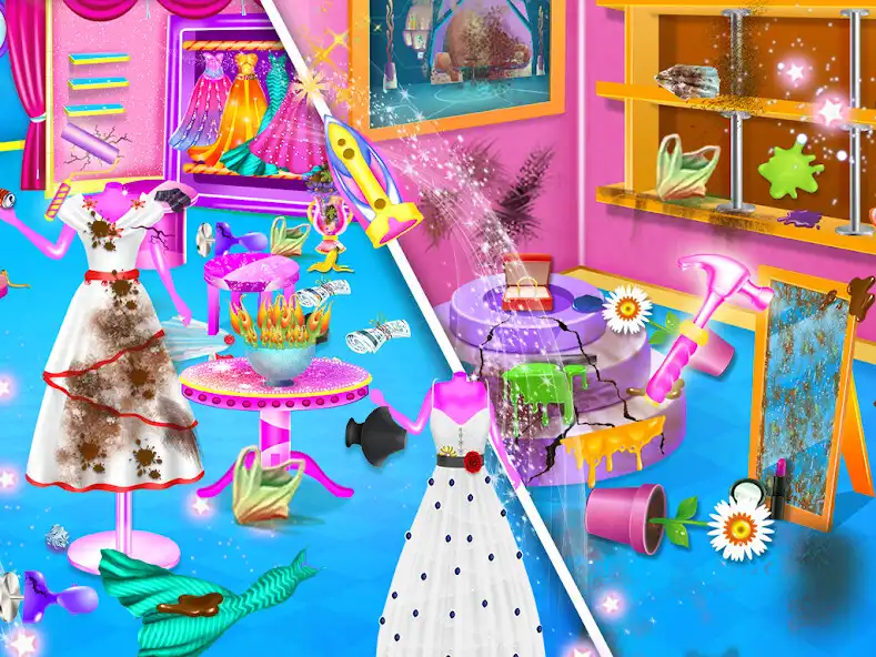 Play Princess House Big Cleaning  and enjoy Princess House Big Cleaning with UptoPlay