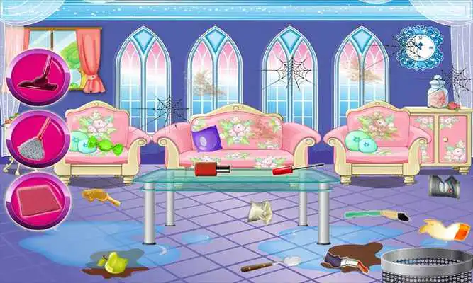 Play Princess House Cleaning - Rooms Clean up Play Princess House Cleaning - Rooms Clean up