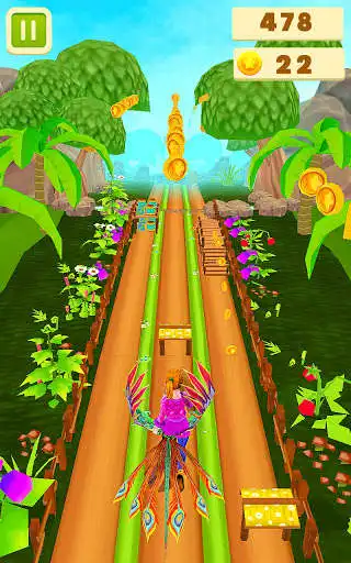 Play Princess Island Running Games as an online game Princess Island Running Games with UptoPlay