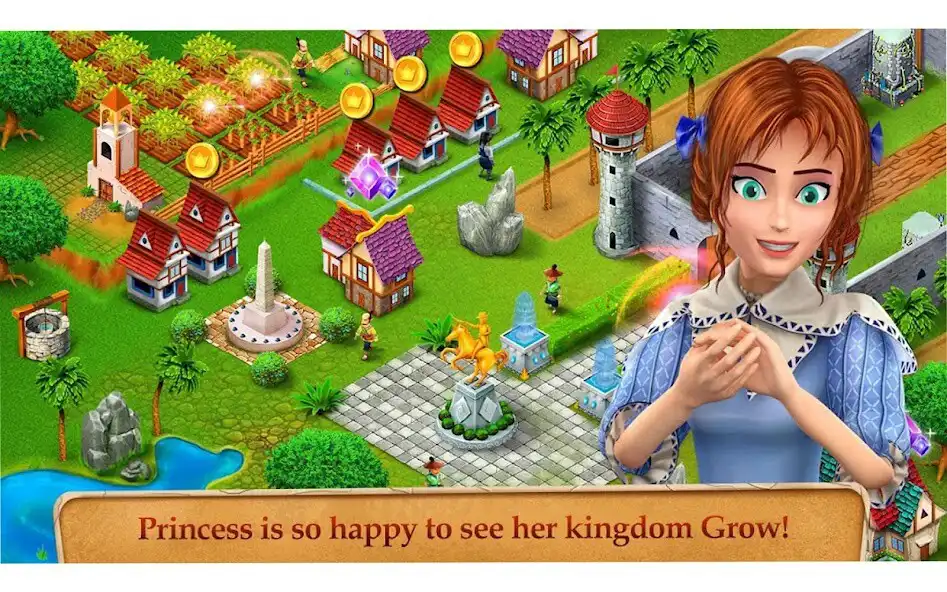 Play Princess Kingdom City Builder as an online game Princess Kingdom City Builder with UptoPlay