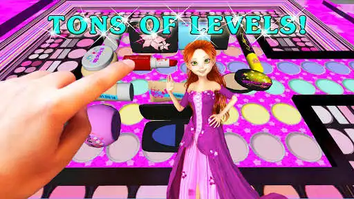 Play Princess Make Up 2: Salon Game as an online game Princess Make Up 2: Salon Game with UptoPlay