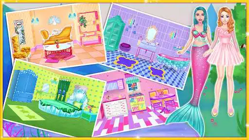 Play Princess  Mermaid Decorating as an online game Princess  Mermaid Decorating with UptoPlay