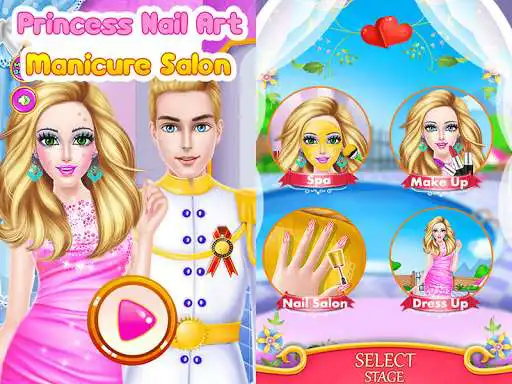 Play Princess Nail Art - Manicure Salon  and enjoy Princess Nail Art - Manicure Salon with UptoPlay