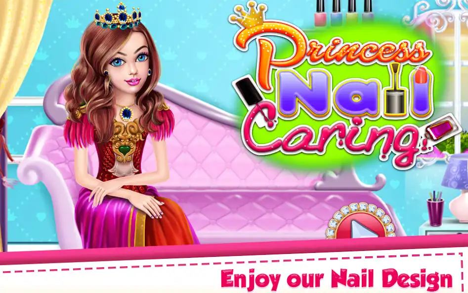 Play Princess Nail Caring  and enjoy Princess Nail Caring with UptoPlay