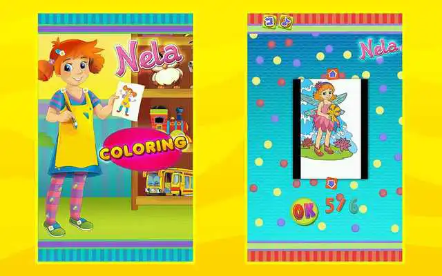 Play Princess Nela Coloring Fun Play Princess Nela Coloring Fun