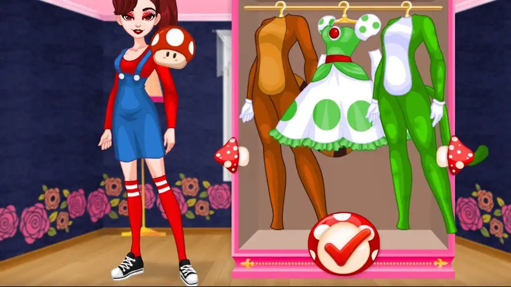 Play Princess Peach: DressUp Fun as an online game Princess Peach: DressUp Fun with UptoPlay
