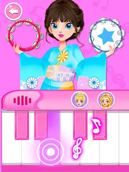Play Princess Piano: Music Games  and enjoy Princess Piano: Music Games with UptoPlay
