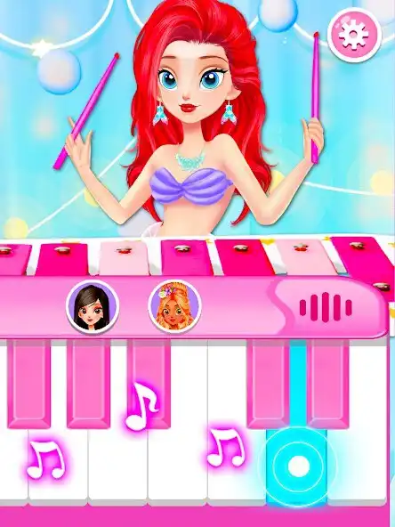 Play Princess Piano: Music Games as an online game Princess Piano: Music Games with UptoPlay