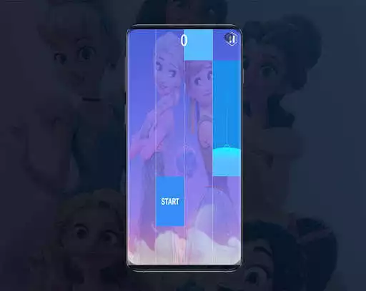 Play Princess Piano Tiles 2020 as an online game Princess Piano Tiles 2020 with UptoPlay