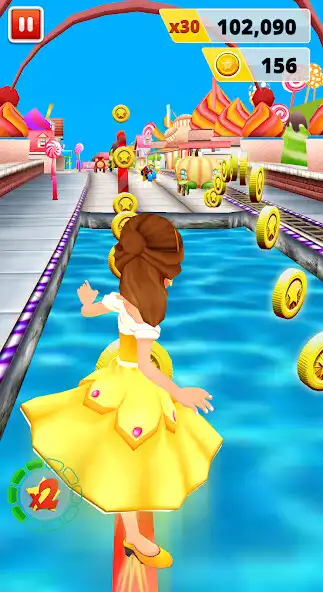 Play Princess Run Game as an online game Princess Run Game with UptoPlay