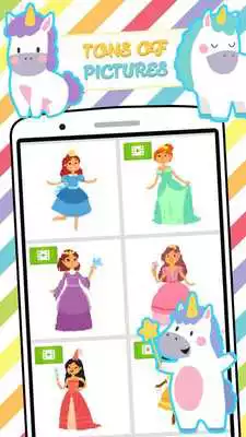 Play Princess Unicorn Pixel Color By Numbers Coloring