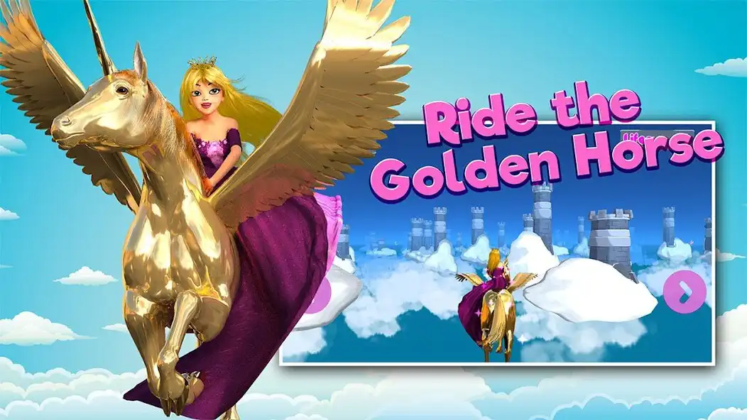 Play Princess Unicorn Sky World Run as an online game Princess Unicorn Sky World Run with UptoPlay