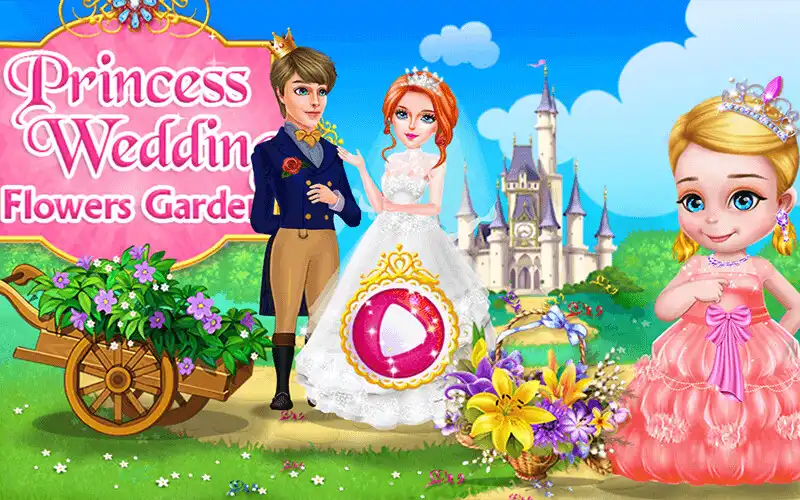 Play Princess Wedding - Flowers Garden  and enjoy Princess Wedding - Flowers Garden with UptoPlay