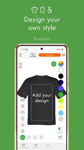 Play PrintSalon - Create Your Own as an online game PrintSalon - Create Your Own with UptoPlay