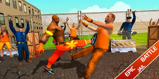Play Prisoner Gangster Karate Fight as an online game Prisoner Gangster Karate Fight with UptoPlay