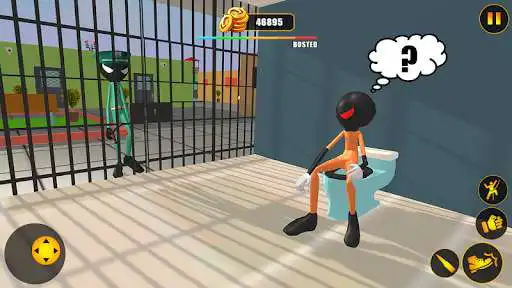 Play Prisoner Stickman Jail Survival Story: Escape Plan as an online game Prisoner Stickman Jail Survival Story: Escape Plan with UptoPlay