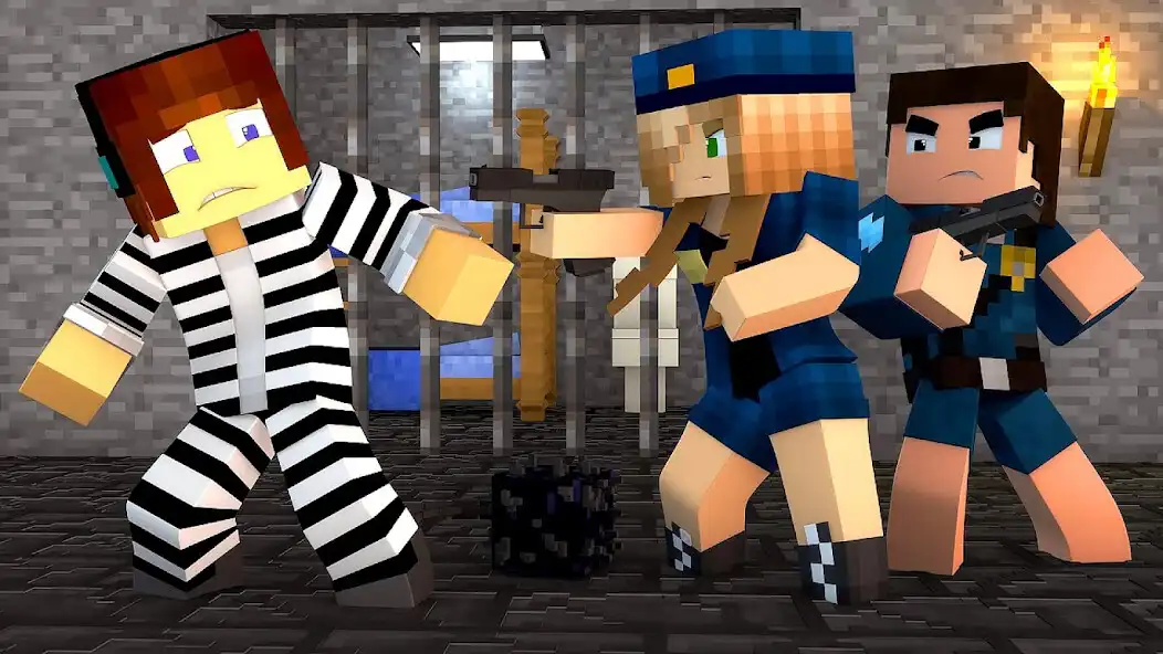 Play prison escape for minecraft as an online game prison escape for minecraft with UptoPlay