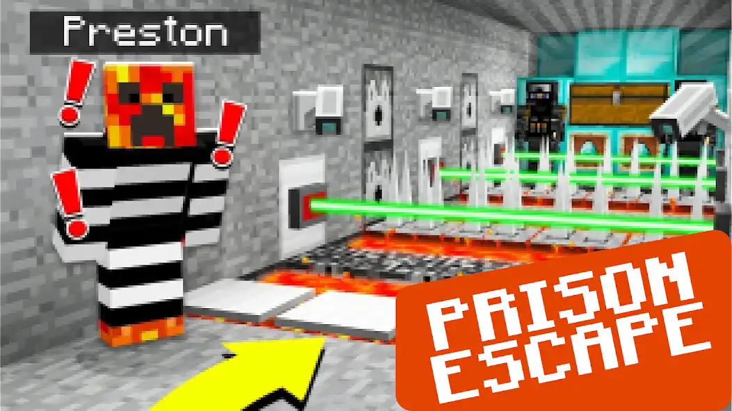 Play Prison for minecraft as an online game Prison for minecraft with UptoPlay