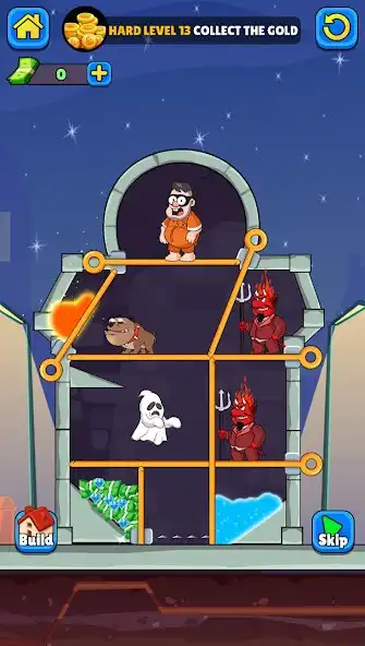 Play Prison Pin Rescue: Pull Him Out as an online game Prison Pin Rescue: Pull Him Out with UptoPlay