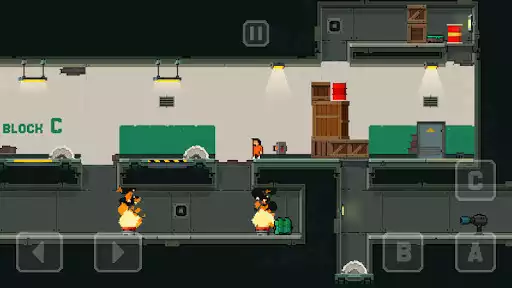 Play Prison Run and Gun as an online game Prison Run and Gun with UptoPlay