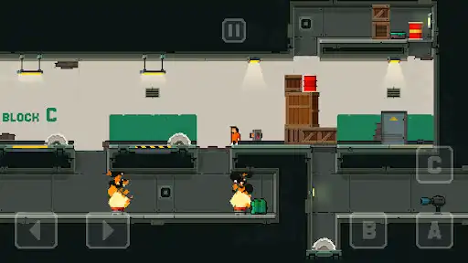 Play Prison Run and MiniGun as an online game Prison Run and MiniGun with UptoPlay