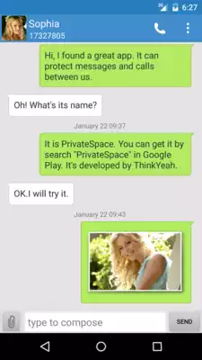 Play Private SMS  Call - Hide Text