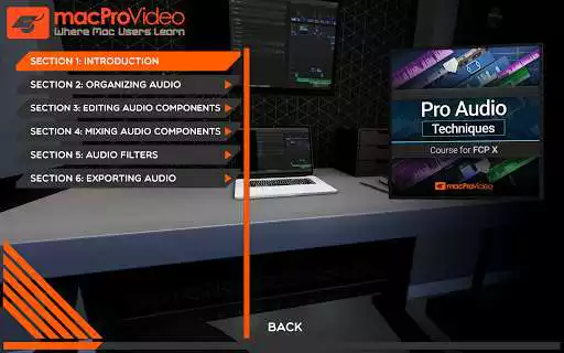 Play Pro Audio Course for Final Cut Pro X by mPV as an online game Pro Audio Course for Final Cut Pro X by mPV with UptoPlay