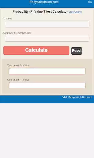 Play APK Probability Value T test Calci and enjoy Probability Value T test Calci with UptoPlay com.hiox.ProbabilyPValueTtestCalcul Play APK Probability Value T test Calci and enjoy Probability Value T test Calci with UptoPlay com.hiox.ProbabilyPValueTtestCalcul