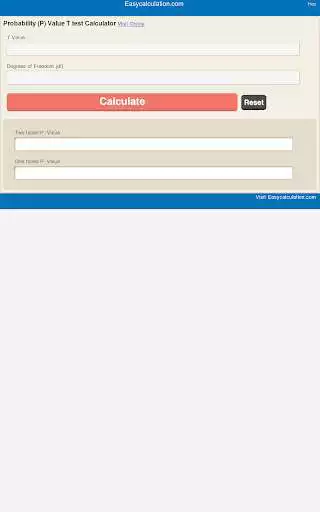 Play APK Probability Value T test Calci and enjoy Probability Value T test Calci with UptoPlay com.hiox.ProbabilyPValueTtestCalcul Play APK Probability Value T test Calci and enjoy Probability Value T test Calci with UptoPlay com.hiox.ProbabilyPValueTtestCalcul
