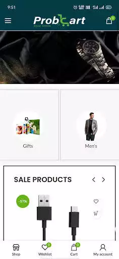 Play PROBCART Online Shopping app as an online game PROBCART Online Shopping app with UptoPlay
