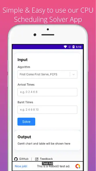Play Process Scheduling Solver App as an online game Process Scheduling Solver App with UptoPlay