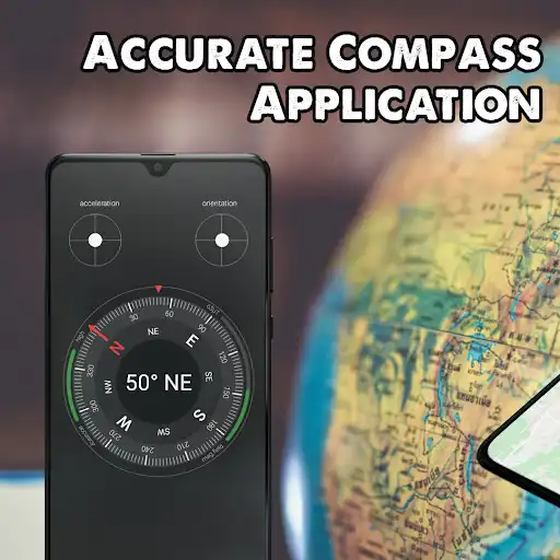 Play Pro Compass - Easy Compass  and enjoy Pro Compass - Easy Compass with UptoPlay