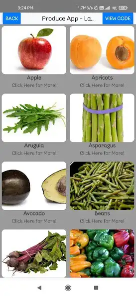 Play Produce App - Fruits  Vegetab as an online game Produce App - Fruits  Vegetab with UptoPlay