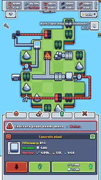 Play Production Chain Tycoon as an online game Production Chain Tycoon with UptoPlay