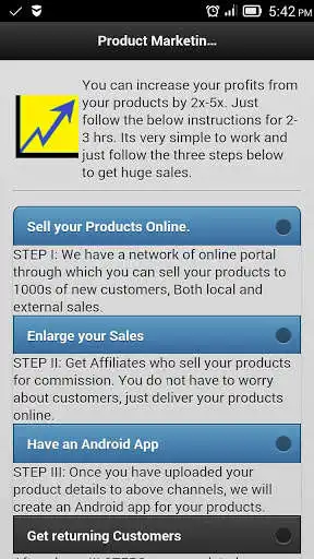 Play APK Product Marketing Online  and enjoy Product Marketing Online with UptoPlay com.getclub.productmarketingonline
