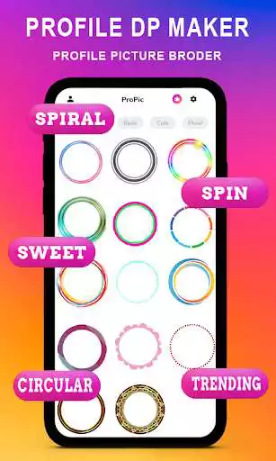 Play Profile Border Picture Frame  and enjoy Profile Border Picture Frame with UptoPlay