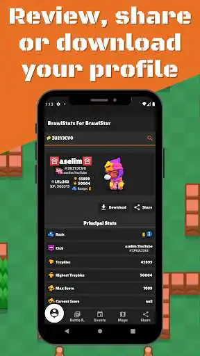 Play Profile card share for Brawl Stars  and enjoy Profile card share for Brawl Stars with UptoPlay
