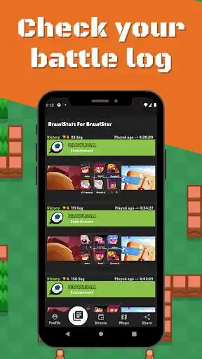 Play Profile card share for Brawl Stars as an online game Profile card share for Brawl Stars with UptoPlay