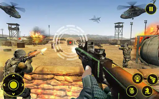 Play Pro Fire Free Cover Shooter Games 2019 as an online game Pro Fire Free Cover Shooter Games 2019 with UptoPlay