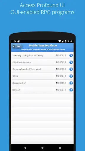 Play APK Profound UI Mobile Client  and enjoy Profound UI Mobile Client with UptoPlay com.profoundlogic.PUIMobileClient