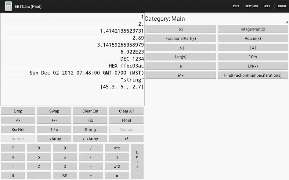 Play Programmable RPN Calc (Paid)  and enjoy Programmable RPN Calc (Paid) with UptoPlay