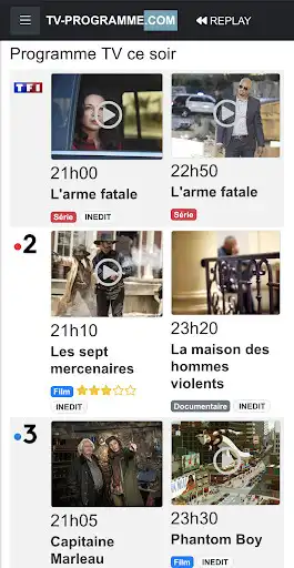 Play Programme TV  and enjoy Programme TV with UptoPlay