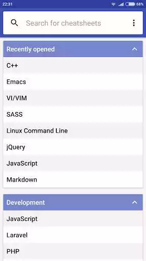 Play Programming Cheat Sheets as an online game Programming Cheat Sheets with UptoPlay