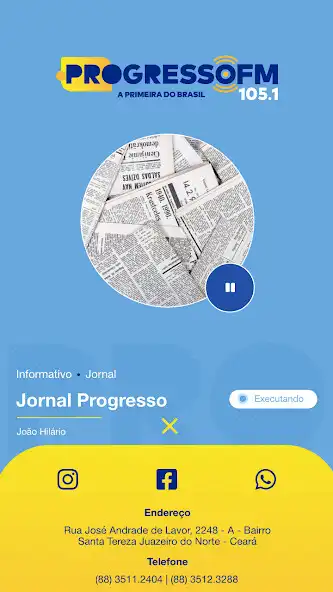 Play Progresso FM 105.1 as an online game Progresso FM 105.1 with UptoPlay