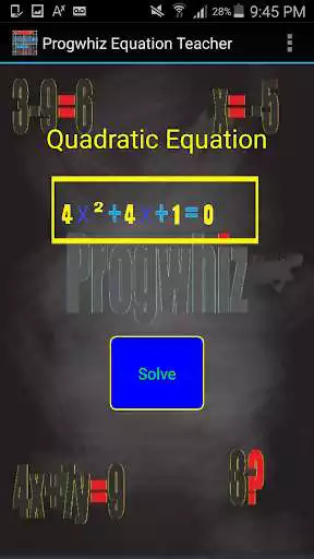 Play Progwhiz Equation Teacher Demo