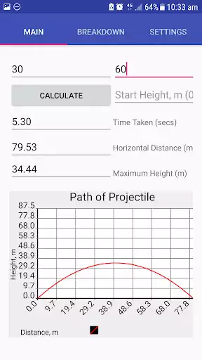 Play Projectile Modelling