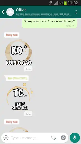 Play Project KOPI  TEH - WhatsApp Stickers as an online game Project KOPI  TEH - WhatsApp Stickers with UptoPlay